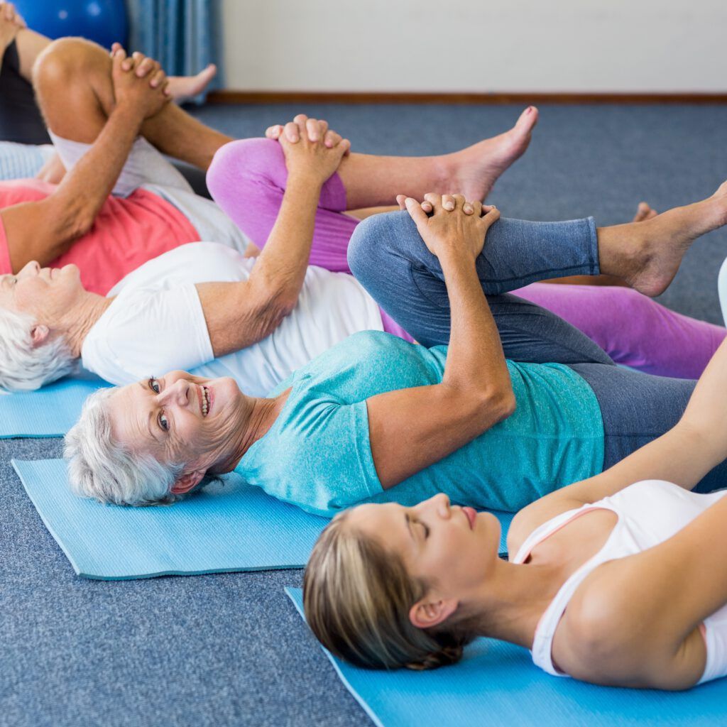 Frauen bei der Gymnastik